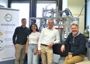 Technologie für sortenreines Betonrecycling